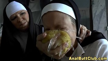 Nuns role-playing with elements of hard S&M