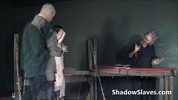 Gentle lady is flogged and humiliated in the S&M cell