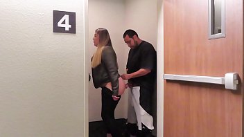 Chick with a big ass gives it hard to a guy in a public place